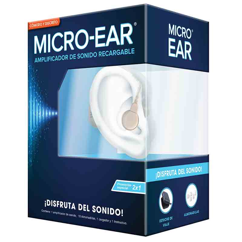 2 Amplificadores De Sonido Micro Ear Al Precio De Uno - Sku 103049
