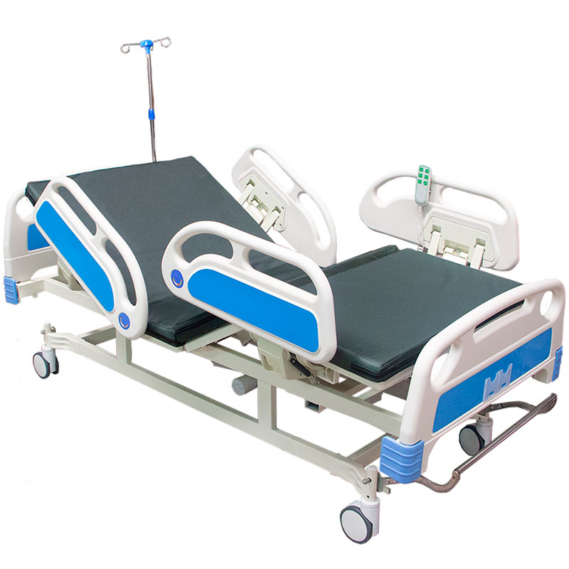 Cama Hospital Electrica Ajustable 2 Posiciones Incluye Colchon 260 Kg Lujo Base Panel Barandal Hospitalaria
