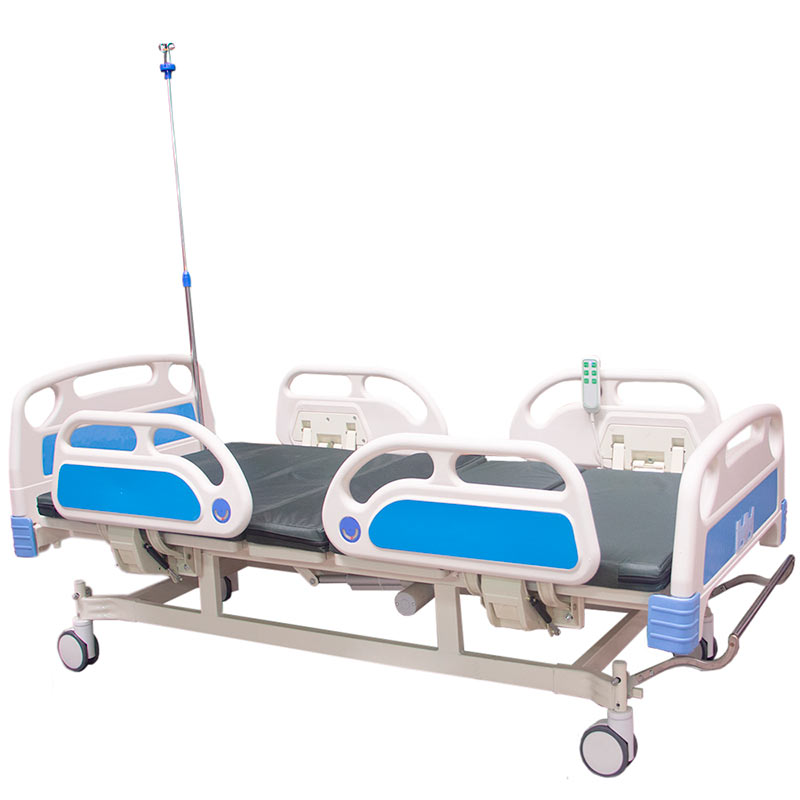 Cama Hospital Electrica Ajustable 2 Posiciones Incluye Colchon 260 Kg Lujo Base Panel Barandal Hospitalaria