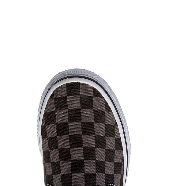 Tenis Vans Classic Slip-On Checkerboard Black/Pewter Unisex Originales VN000EYEBPJ