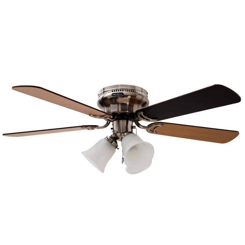 Masterfan Oporto Plafón 42" Satinado Ventilador de Techo con Luz