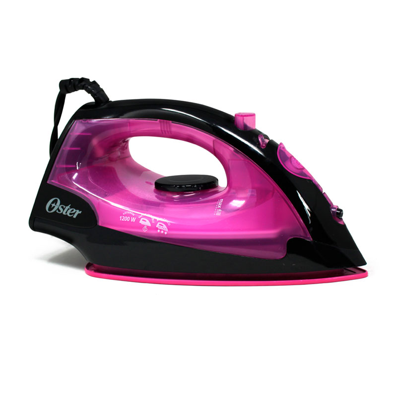 Plancha Vapor Con Suela Antiadherente Negra Con Rosa Oster Gcstbs4801p