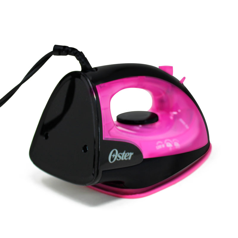 Plancha Vapor Con Suela Antiadherente Negra Con Rosa Oster Gcstbs4801p