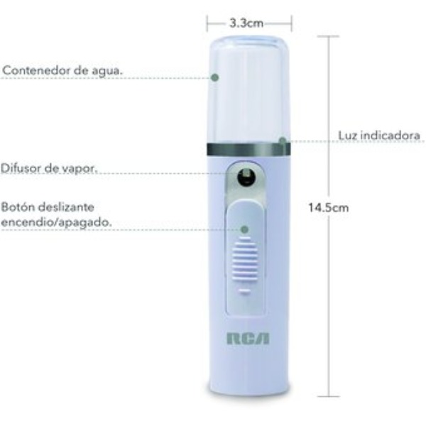 Humidificador Difusor Personal Rca Aromaterapia Rc-d1