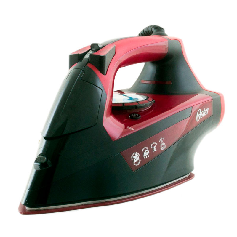 Plancha de Vapor Doble Ceramica con Autoapagado Roja Oster Gcstpm7201