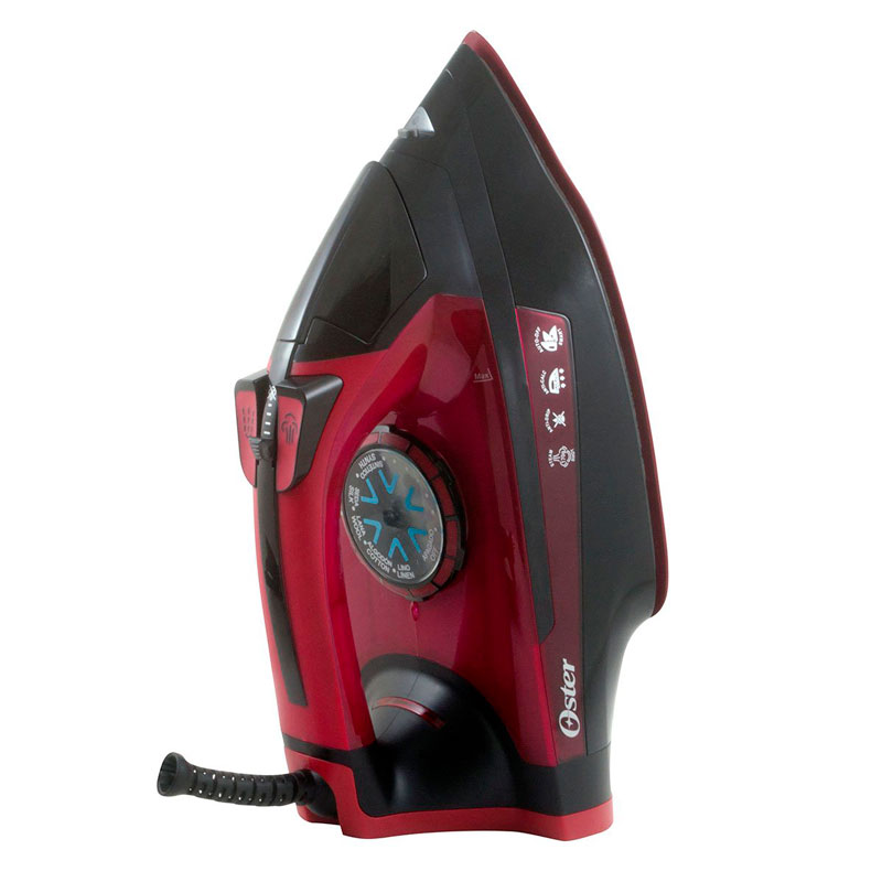 Plancha de Vapor Doble Ceramica con Autoapagado Roja Oster Gcstpm7201