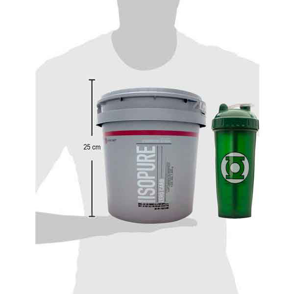 Proteína ISOPURE ZERO CARBS 7,5 lbs- sabor STRAWBERRYS & CREAM - Y PERFECT SHAKER gratis