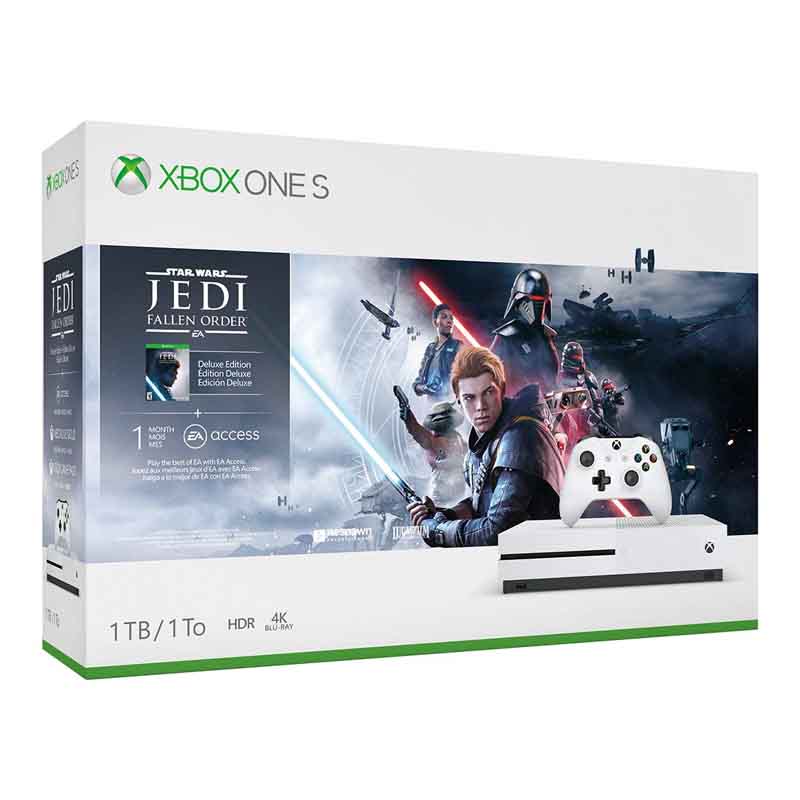 Xbox One S 1TB Console - Star Wars Jedi: Fallen Order Bundle