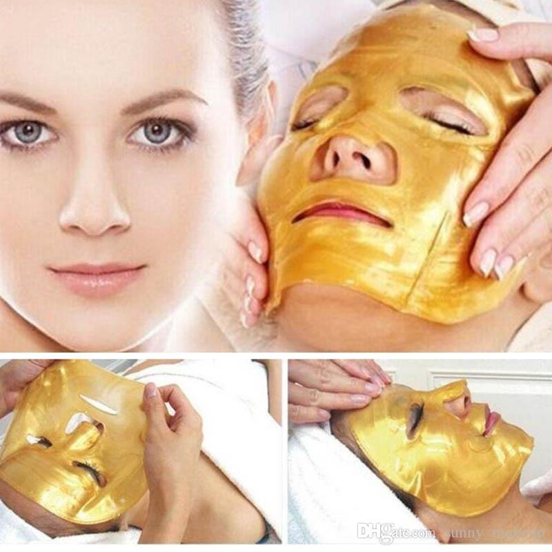 Mascarilla De Oro Revitalizante Anti Envejecimiento Unisex Spa Colágeno 10 piezas