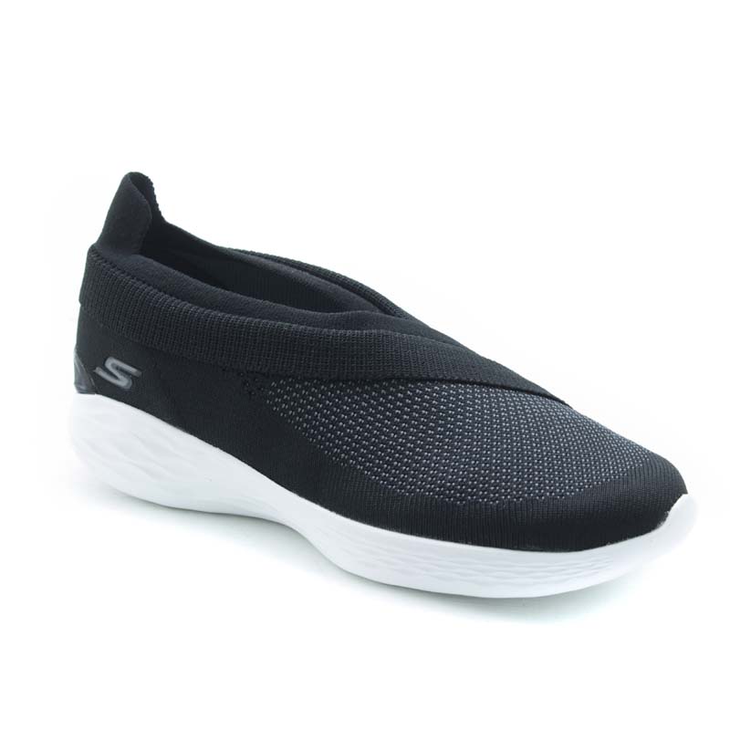 Tenis Skechers 14955 Negro/blanco Dama