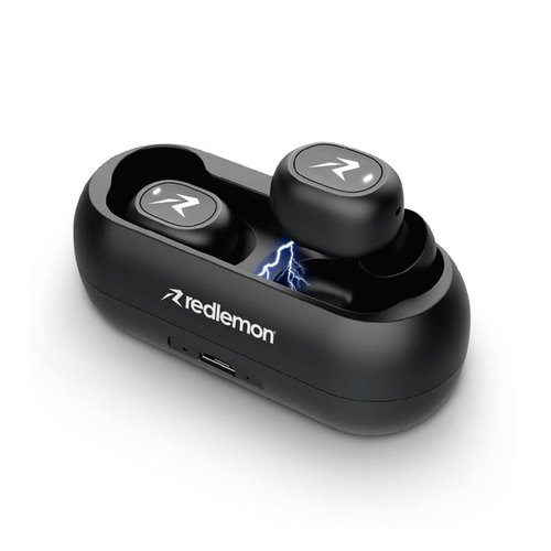 Audífonos Bluetooth TWS HD Inalámbricos con Base de Carga Extra Redlemon