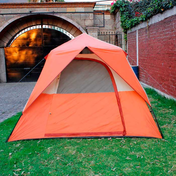 Casa De Campaña 5 Personas Ez Rise Naranja Wenzel 73652415