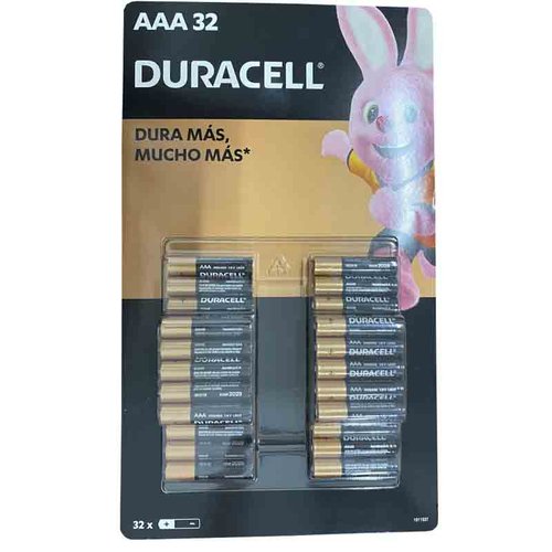 Pila Bateria Duracell AAA - 32 Pilas 