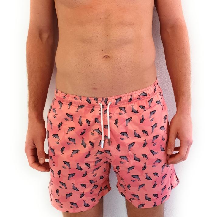 Traje de baño para hombre Coral Vaquita Marina Blue Seal