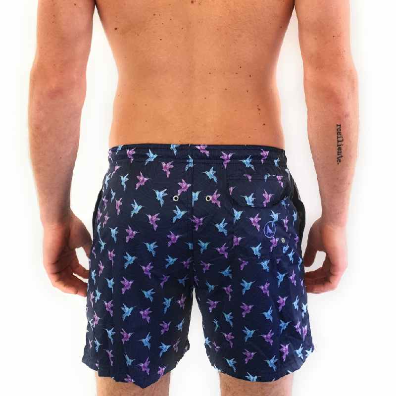 Traje de baño para hombre azul colibris Blue Seal