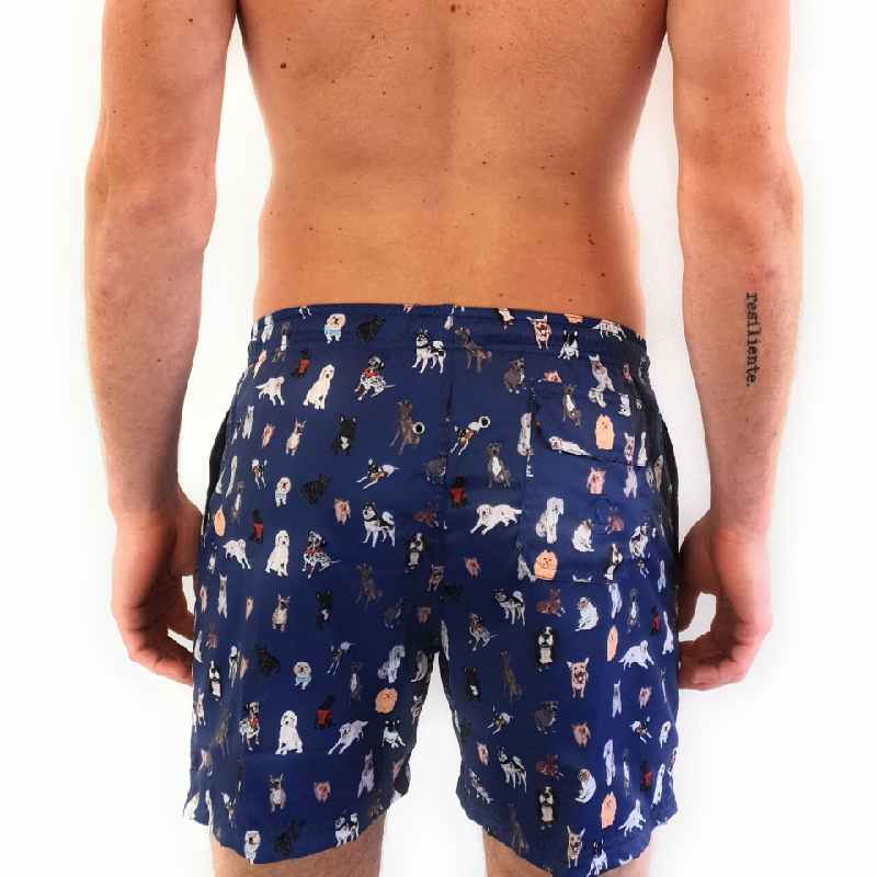 Traje de baño para hombre Azul Perros Blue Seal