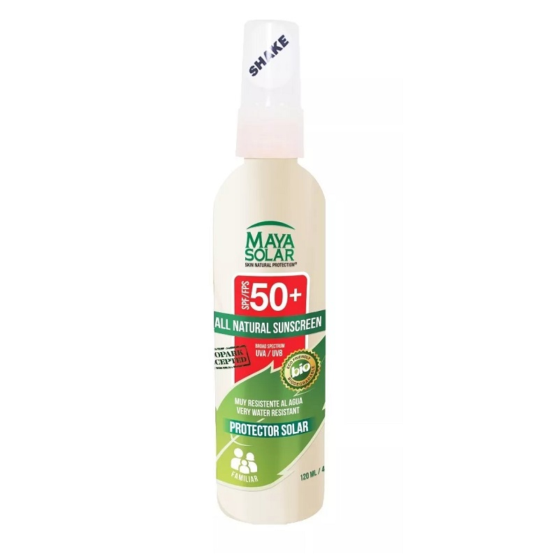 Bloqueador Solar Biodegradable  Fps 50 Con Atomizador 120 Ml