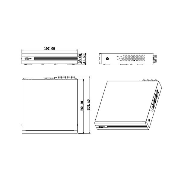 DVR 8 canales Dahua pentahibrido