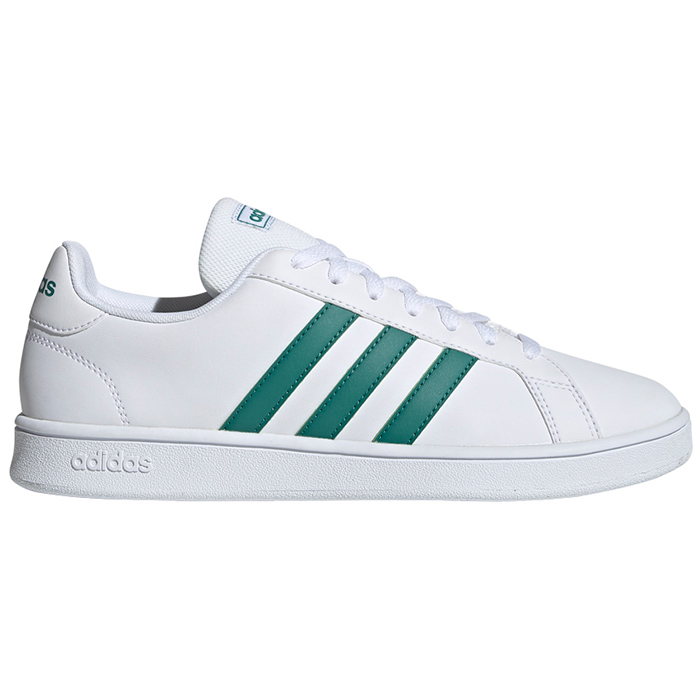 tenis adidas blancos con rayas verdes