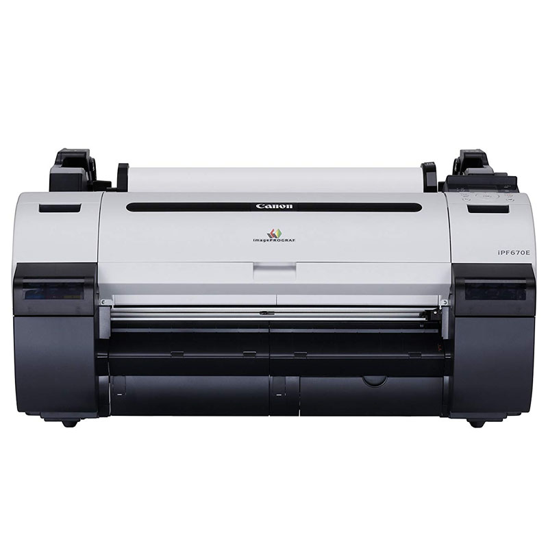 PLOTTER CANON IMAGEPROGRAF IPF670E DE 24 PULG 5 TINTAS RJ45 2162C002AA CON POLIZA DE INSTALACION