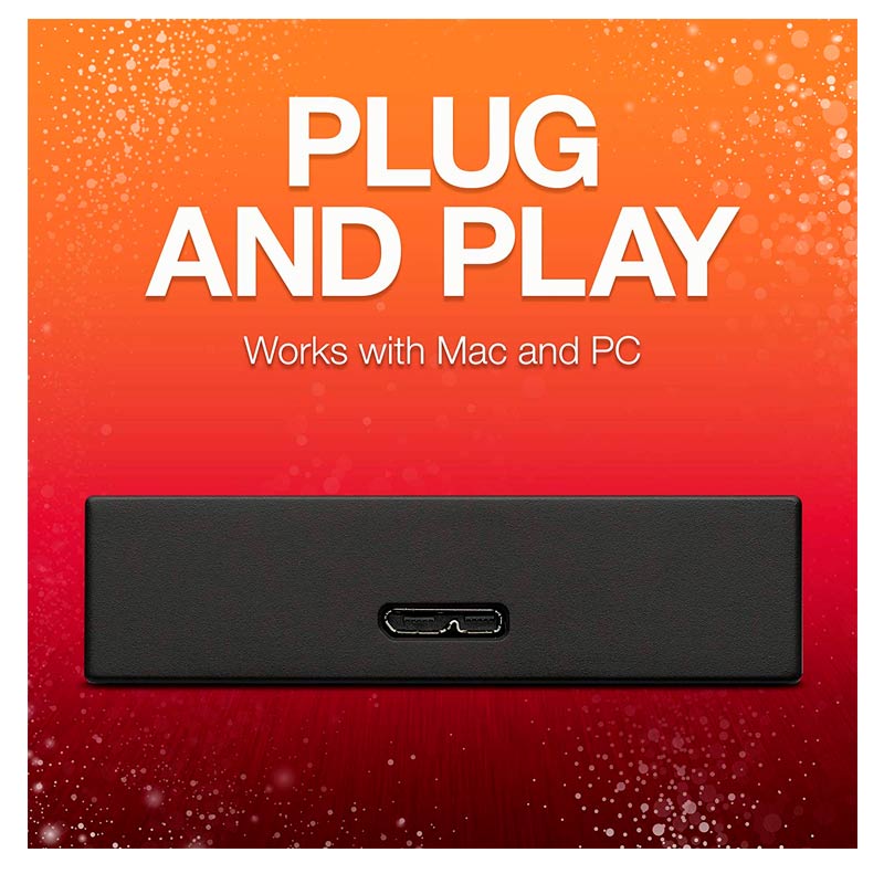 DISCO DURO EXTERNO SEAGATE 5TB BACKUP PLUS NEGRO 2.5 USB 3.0 STHP5000400