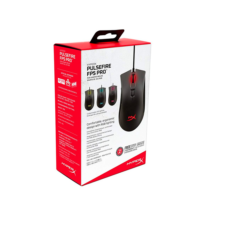 MOUSE HYPERX PULSEFIRE FPS PRO RGB 16000 DPI NGENUITY HX-MC003B