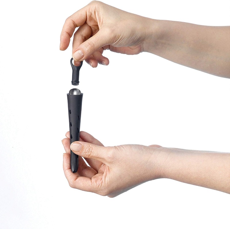 Vertedor Vino con Filtro y Tapón de Botella Practico y Elegante Marca Zevro Modelo WIA-100