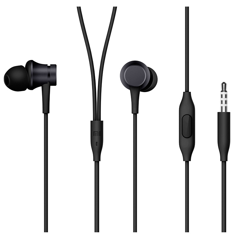 Audífonos Xiaomi Mi In-ear Headphones Basic Black 