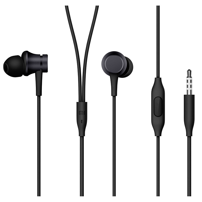 Audífonos Xiaomi Mi In-ear Headphones Basic Black