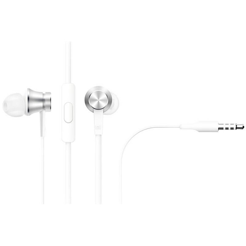 Audífonos Xiaomi Mi In-Ear Headphones Basic Silver 