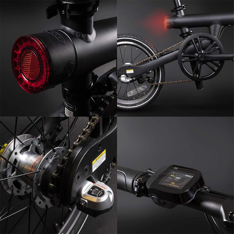 Bicicleta Eléctrica Xiaomi Mi QiCYCLE Electric Folding Bike EU Negro