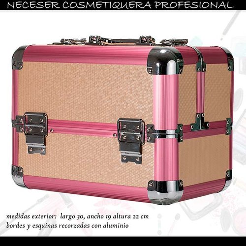 My Neceser Cosmetiquera Organizador Estuche Tz093 Maquillaje Viaje Bolsa Profesional Aluminio Belleza Niña Manicure Box