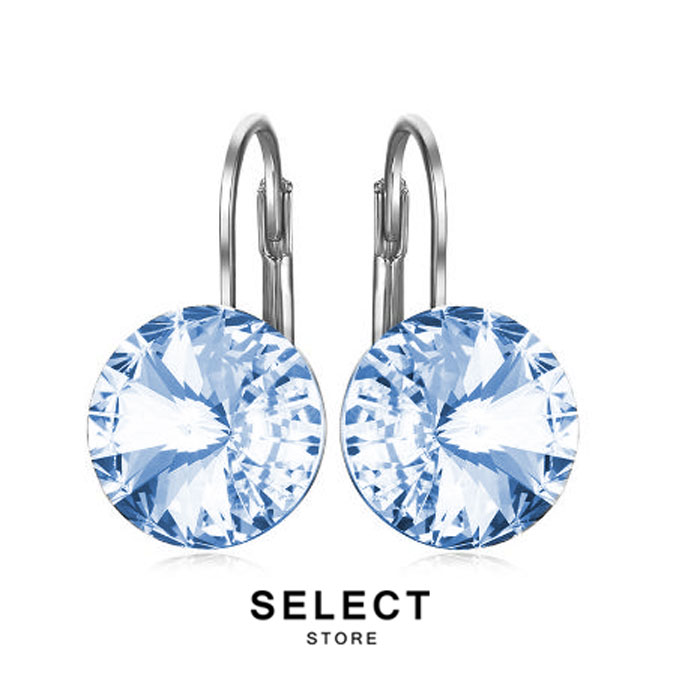 Aretes Colgantes SWAROVSKI CRYSTALS RIVOLI azul cielo
