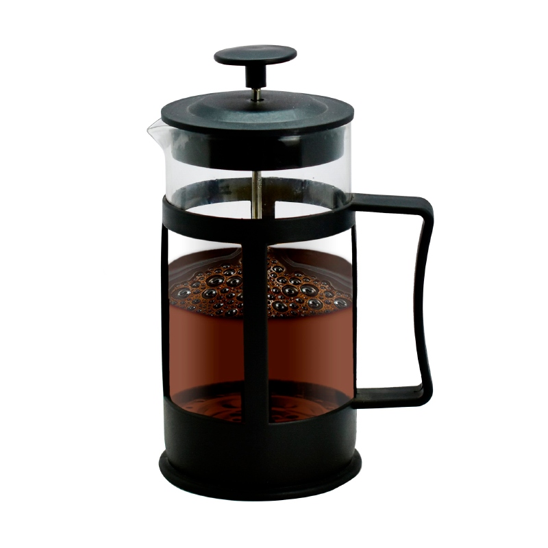 4 Cafeteras Prensa Francesa Negra 350ml Individual Drink Lab Té Café Vidrio