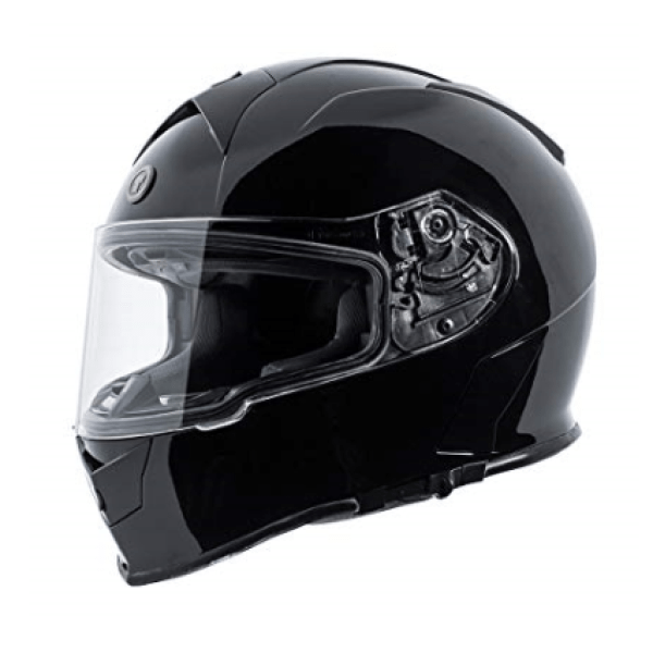 Casco Torc T14 Mako Negro Brillante Lente Interno