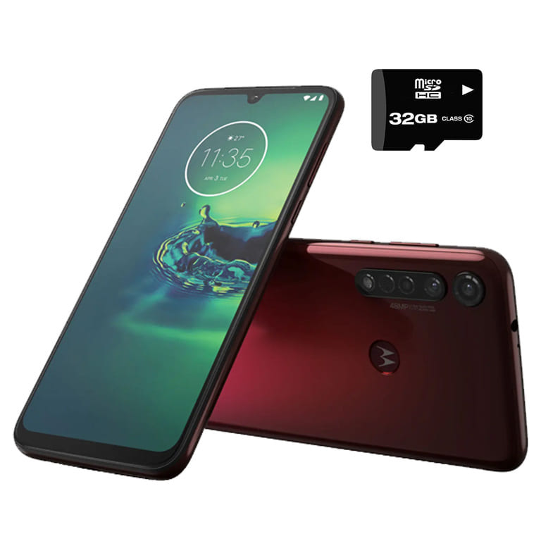 Celular Motorola Moto G8 plus dual 64+4GB- Rojo + MicroSD