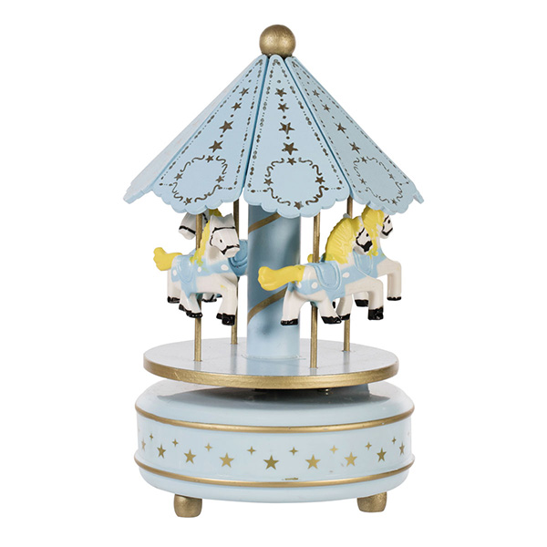 Caja Musical Cuerda Carrusel 2203-2 Vintage Decorativo 