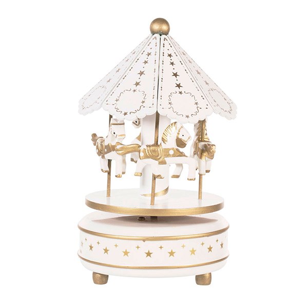 Caja Musical Cuerda Carrusel 2203-2 Vintage Decorativo 