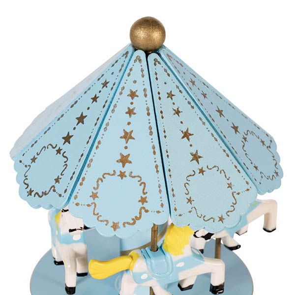 Caja Musical Cuerda Carrusel 2203-2 Vintage Decorativo 