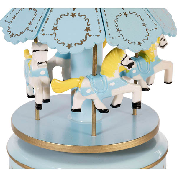 Caja Musical Cuerda Carrusel 2203-2 Vintage Decorativo 