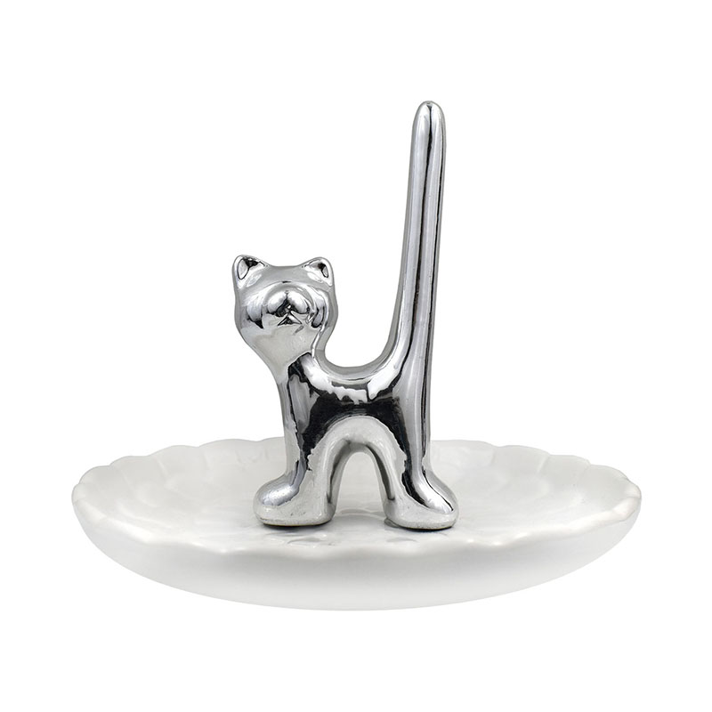 Plato Joyero Gato Porcelana Love and Lemons