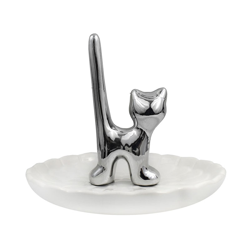 Plato Joyero Gato Porcelana Love and Lemons