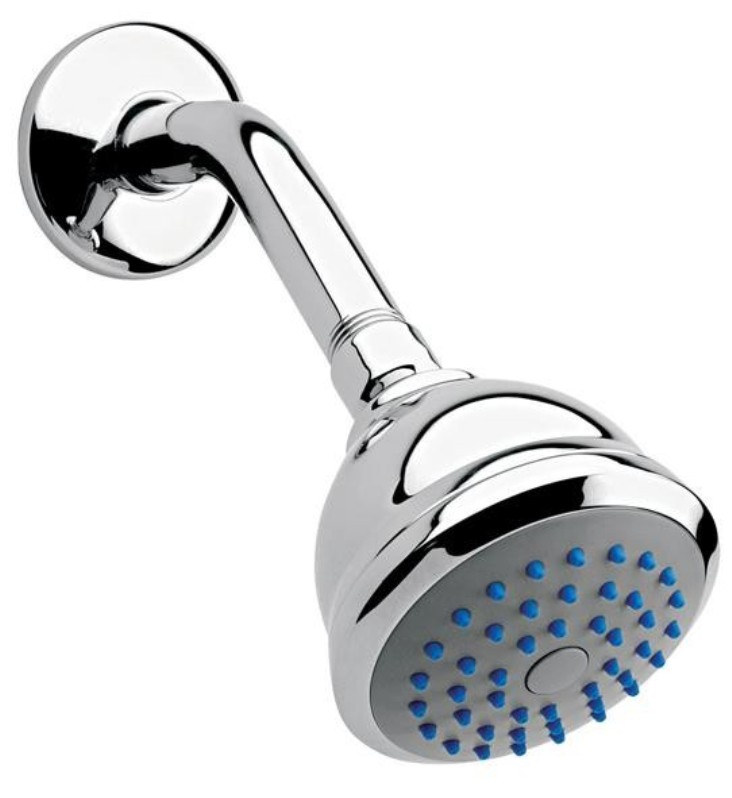 PROYECTA REGADERA C/BRAZO Y CHAPETON CROMO SPACIO