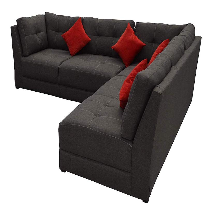 Sala Esquinera Calibri - 300 x 210 cm, Sala Moderna, Salas en esquina