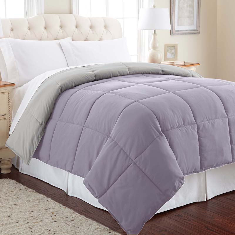 EDREDÓN REVERSIBLE MICROFIBRA RELLENO DOWN ALTERNATIVE KING ROYAL LONDON 2DWNCMFG-AMS-KG