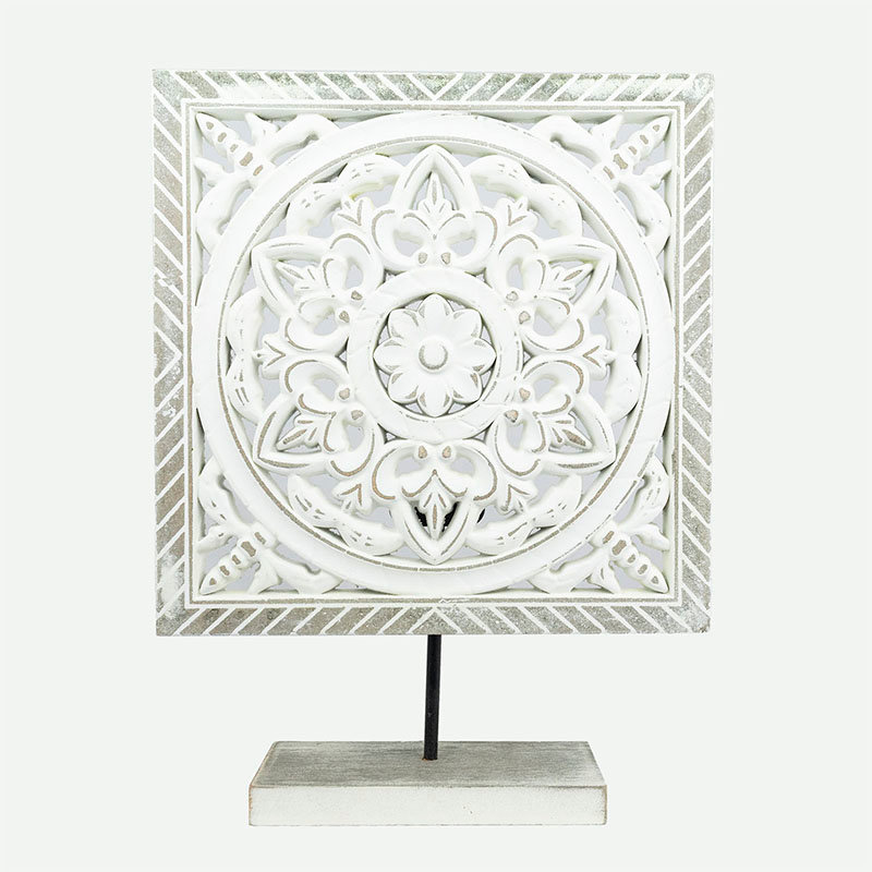 Figura Decorativa Mandala Luz y Prosperidad Madera Love and Lemons