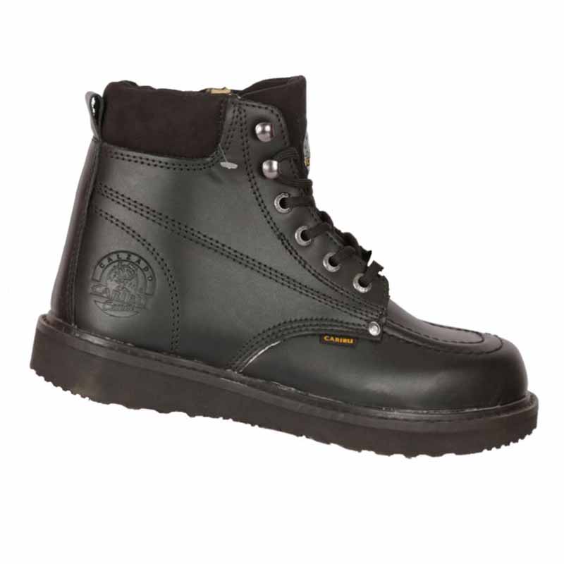 Botas Industriales Caribu 604 Napa Negro Hombre Trabajo