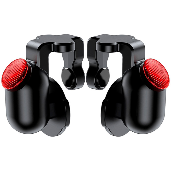 Gatillos para Celular L1 R1 Baseus Red Dot Negro