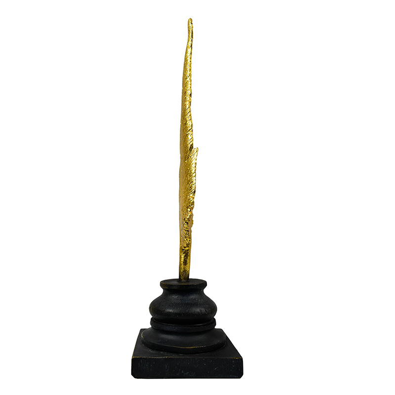 Figura Decorativa Tintero y Pluma Love and Lemons