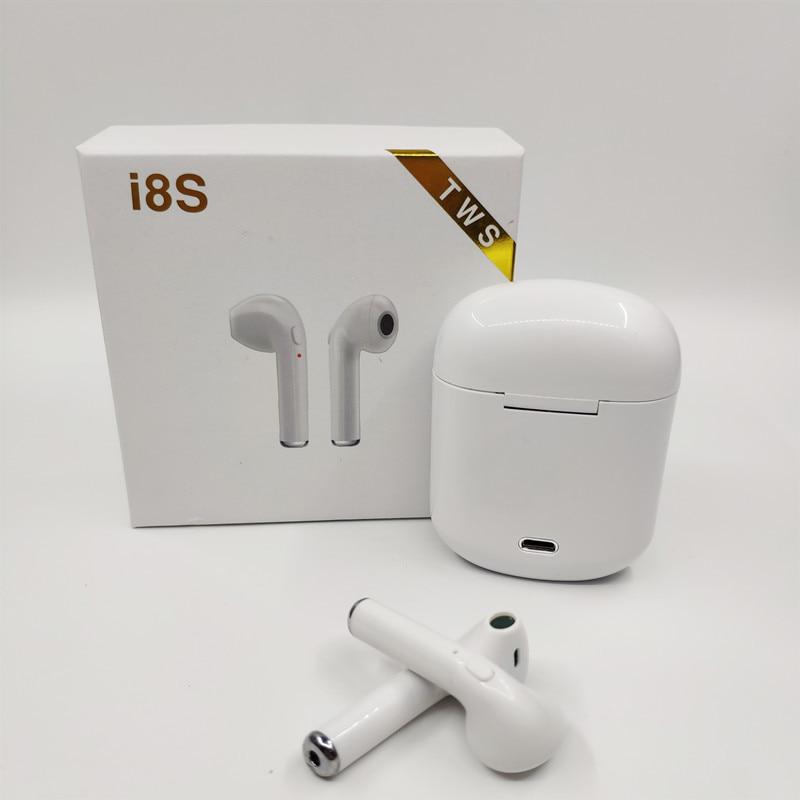Audifonos I8s TWS Bluetooth 5 EDR microfono incorporado 4 a 5 horas reproduciendo
